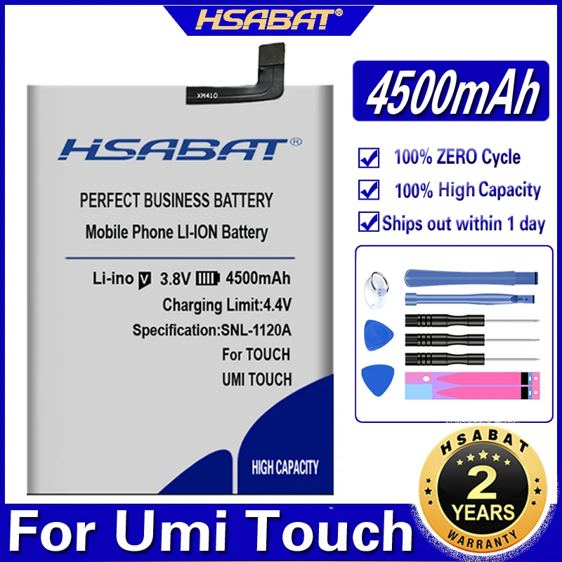 Литий-ионный аккумулятор HSABAT 4500 мАч для Umi Touch | Мобильные телефоны и аксессуары
