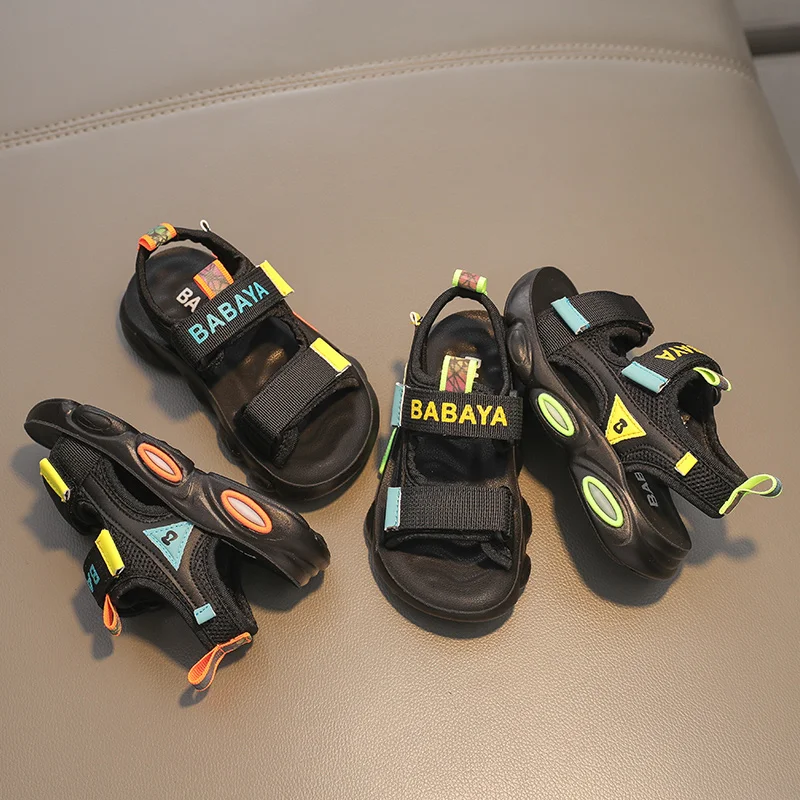 

babaya children's beach sandals boys casual shoes non-slip breathable 2021 summer new open-toed sandals fashion