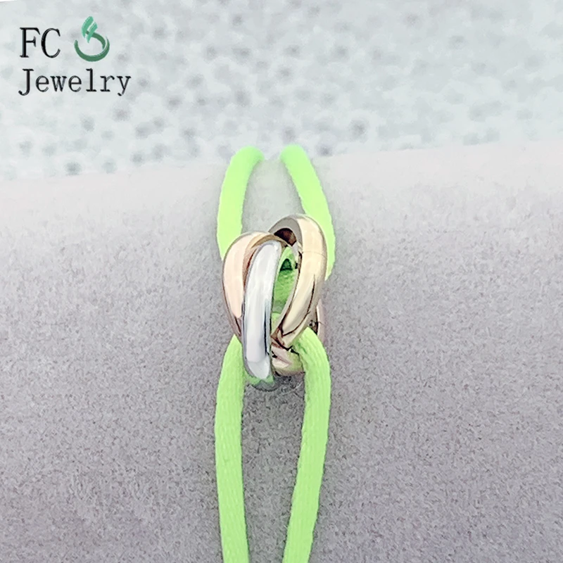 Браслет из нержавеющей стали 3 Цвет металлической пряжкой лента с цепочками на