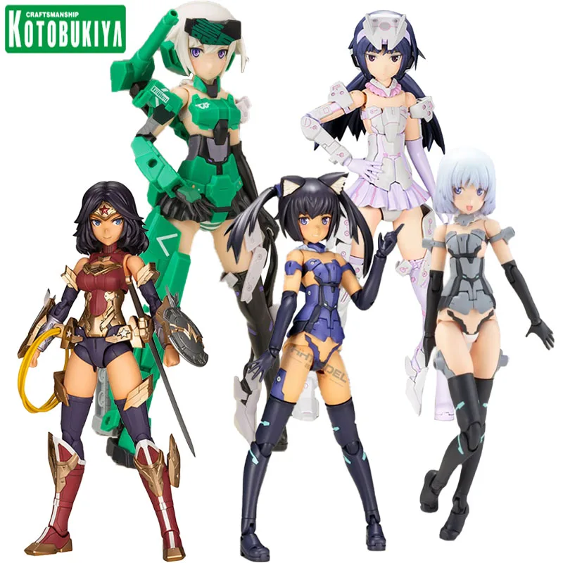 

GUNDAM Original Kotobukiya Mecha Girl FG020/FG020/FG030/FG005 Materia Normal Ver. PVC Action Figurine Model Toys for Boys Gift