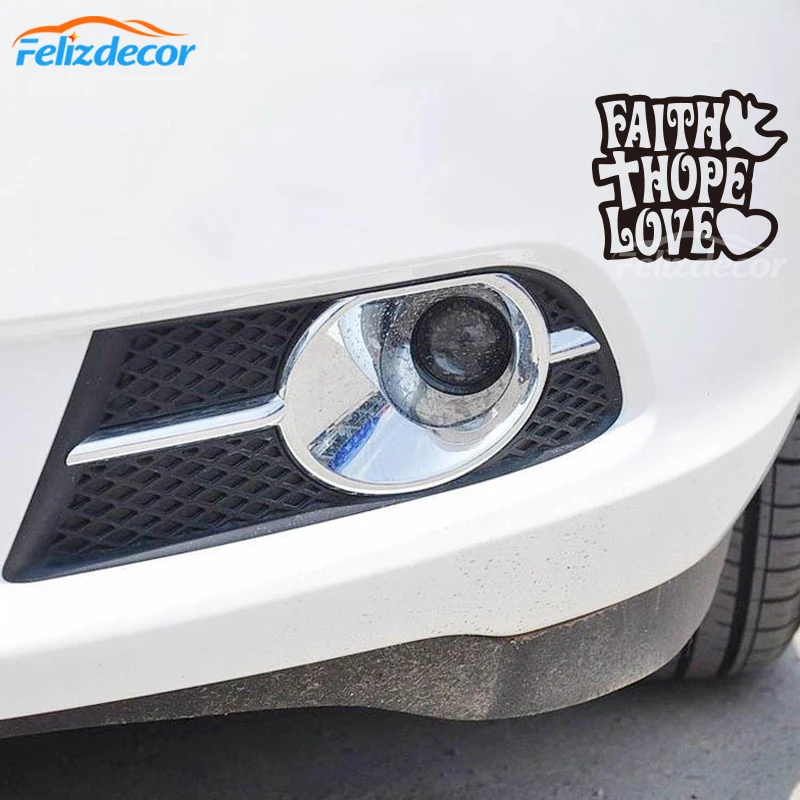 Вера надеюсь любовь наклейки на кузов автомобиля Наклейка окно или дверь высокое