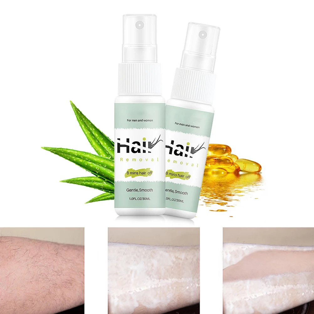 

30ml Hair Removal Spray Mild Legs Arms Gentle Hair Remover Spray 8 Minutes Hair Off Spray