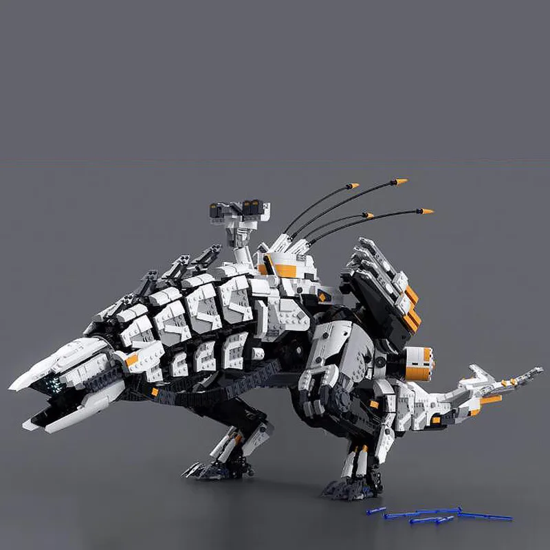 Конструктор MOC Thunder челюсти Horizon Zero Dawn монстр модель детской игрушки мозговая игра