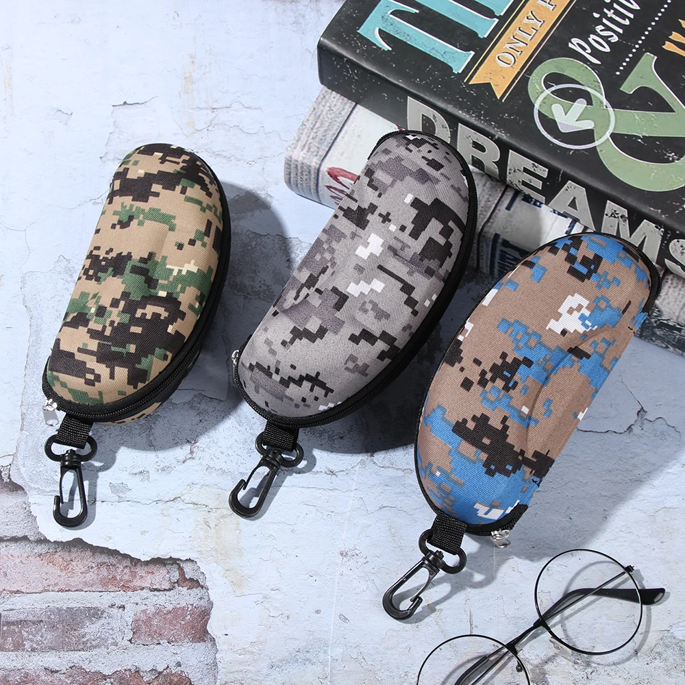 Защитный Чехол для очков унисекс камуфляжный переносной чехол на молнии из