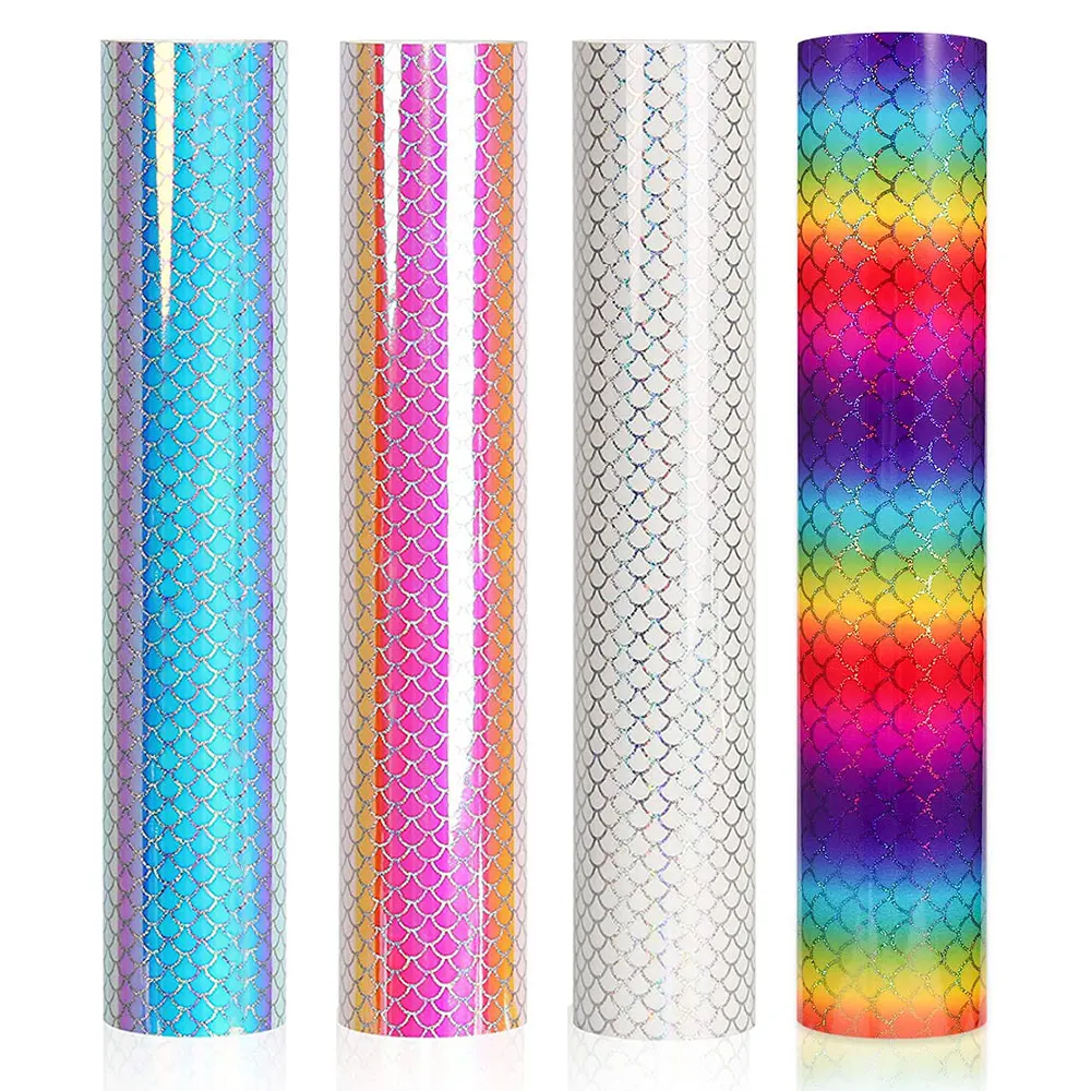 

12x10 дюймов, 4 листа, голографический опал, хром, Перманентный клей