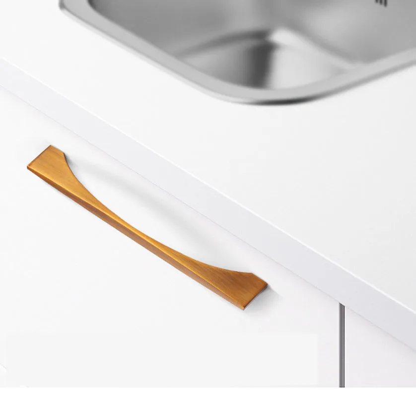 

Modern furniture handle Wardrobe cabinet door handles Aluminum drawer cabinet knob Bathroom hardware pulls Kitchen accessories