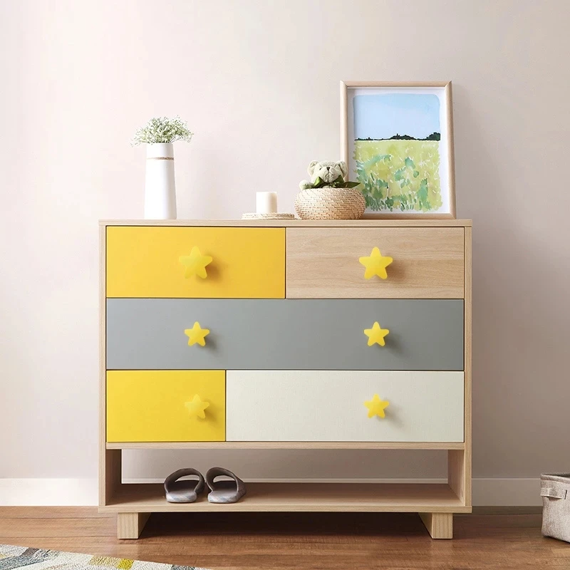 

Children Furniture Handles Cute Drawer Knobs PVC Cloud Door Pulls Soft Cabinet Handle for Kids Cartoon Moon Star Rubber Knobs