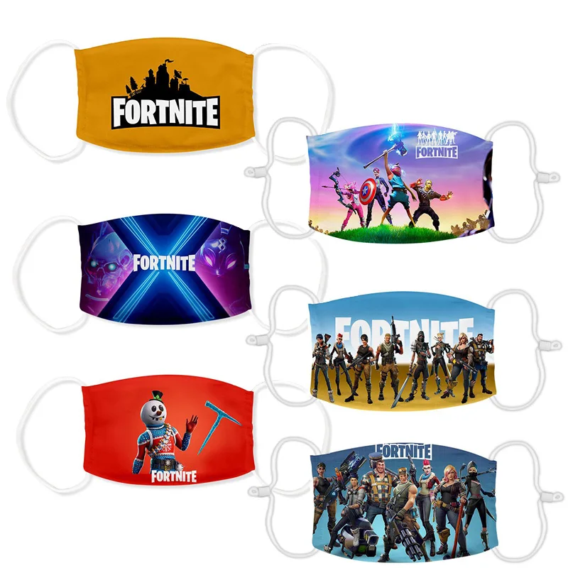 Детская маска Fortnite Детские маски для рта с эффектом потертости и запотевания