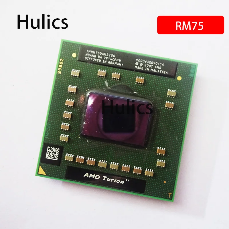 Hulics AMD Turion 64 X2 мобильный технологии RM-75 RM 75 RM75 2 ГГц двухъядерный нить Процессор