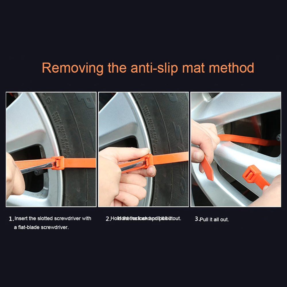 10 шт. нейлоновая цепь для снега зимние колеса шин Снежный автомобильный ремень