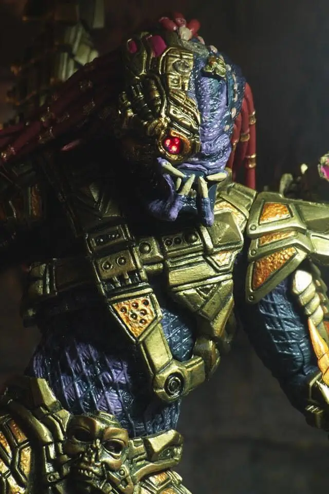 NECA Хищник конечный Охотник за инопланетянами со светодиодный Эпатажный глаз ПВХ фигурка Коллекционная модель игрушки