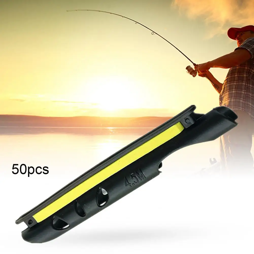 

Dropshipping!!50Pcs Fishing Coiling Plate Convenient Minimalistic Plastic Winding Board Fishing Rod for Outdoor