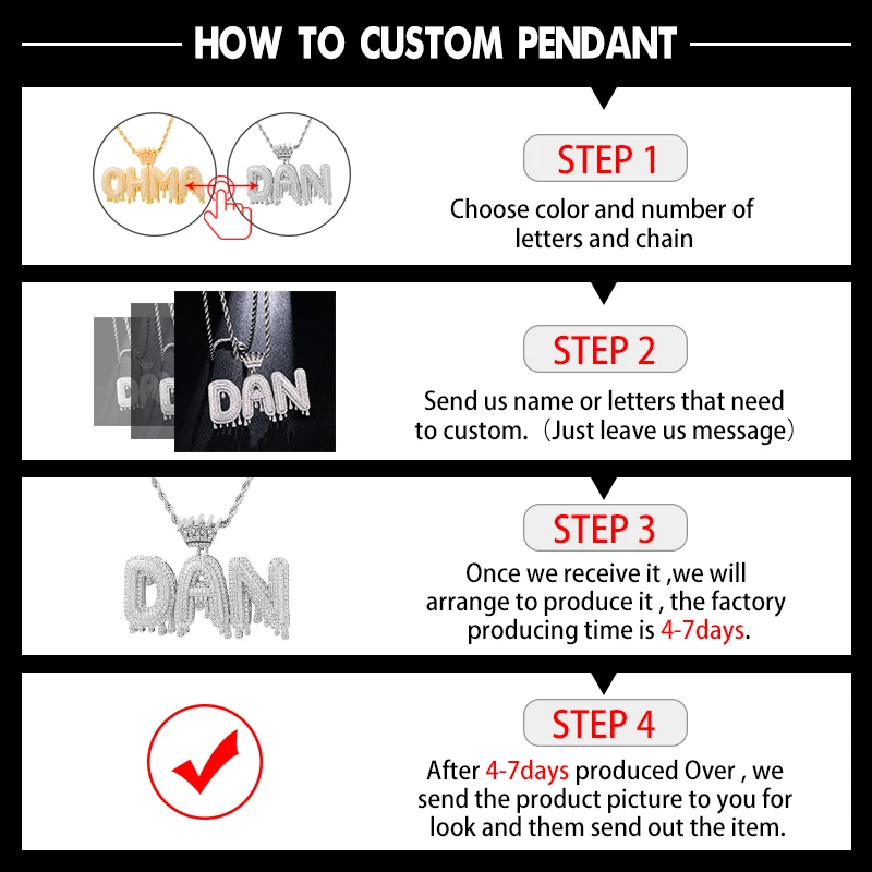 Мужская цепочка с кубическим цирконием кубинская теннисная цепь в стиле хип-хоп