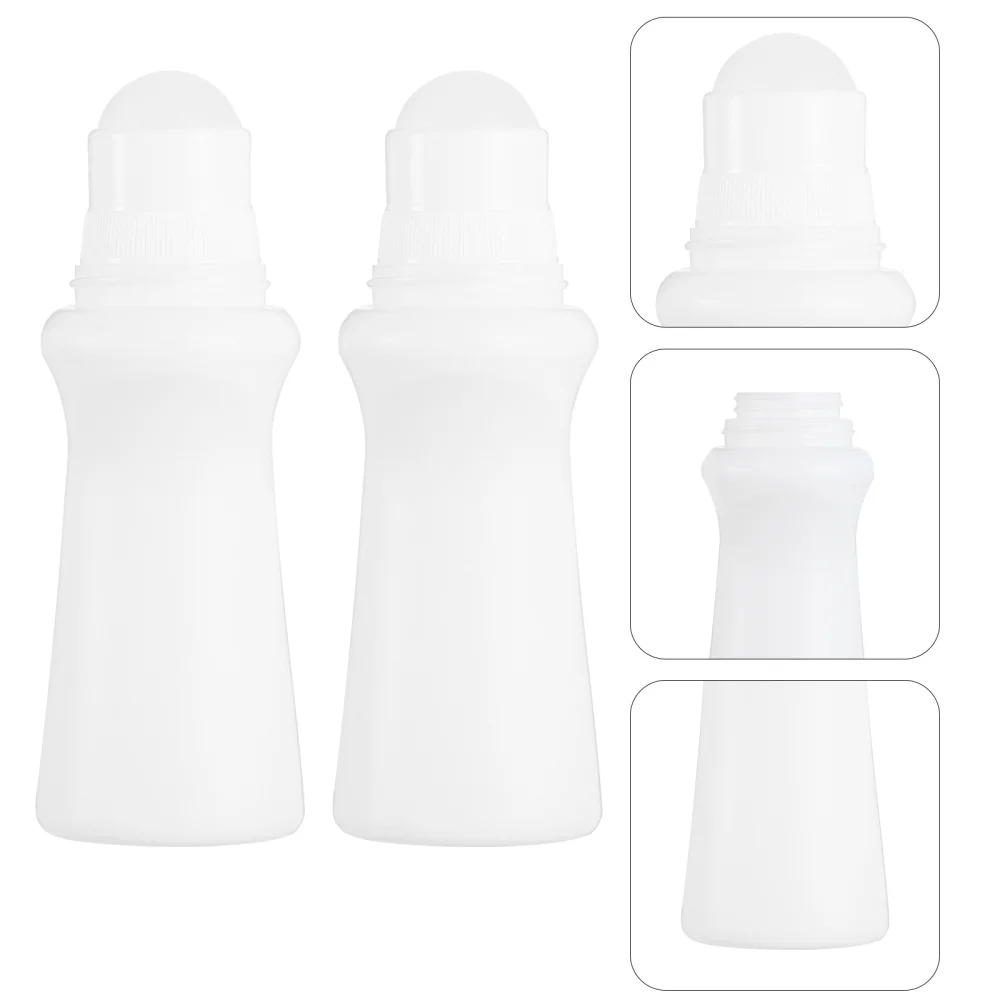 

8pcs 75ml Travel Empty Roll on Bottle Essential Oil Roller Bottles Container