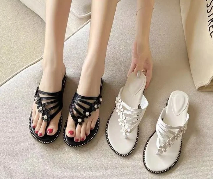 

Flat Shoes Fashion Summer Sandals Fashion Comfortable Flip Flops 2021 Sandals Women Summer New Fashion Women Sandals