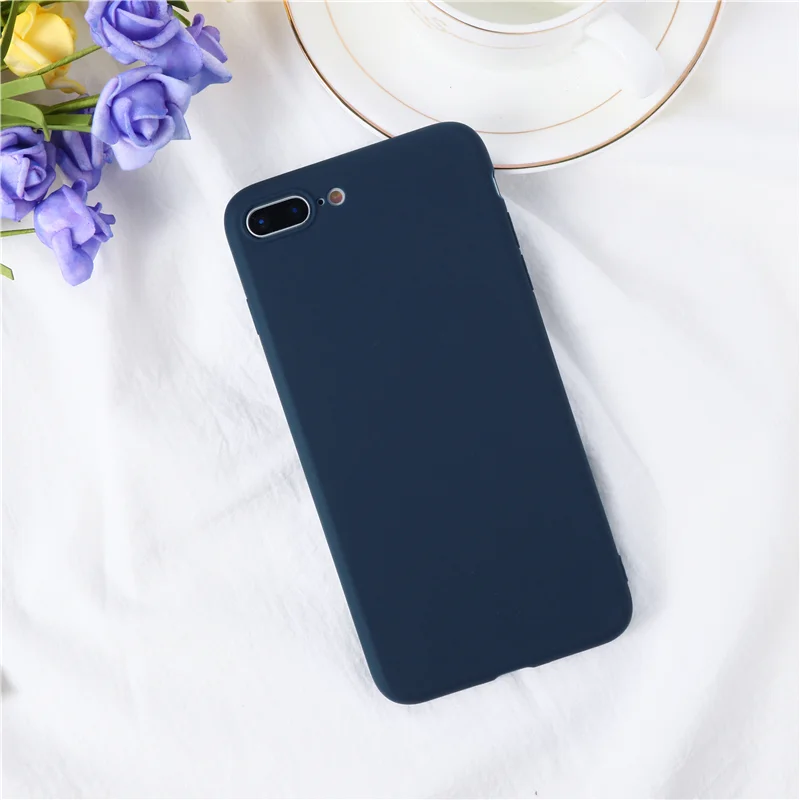 DK-sl Матовый Силиконовый чехол для samsung Galaxy S10 Lite S10e S10 S9 S8 плюс S7 S6 Edge Note 9 8 5 M40 M30 M20 M10 простой Карамельный цвет чехол - Цвет: DK-sl