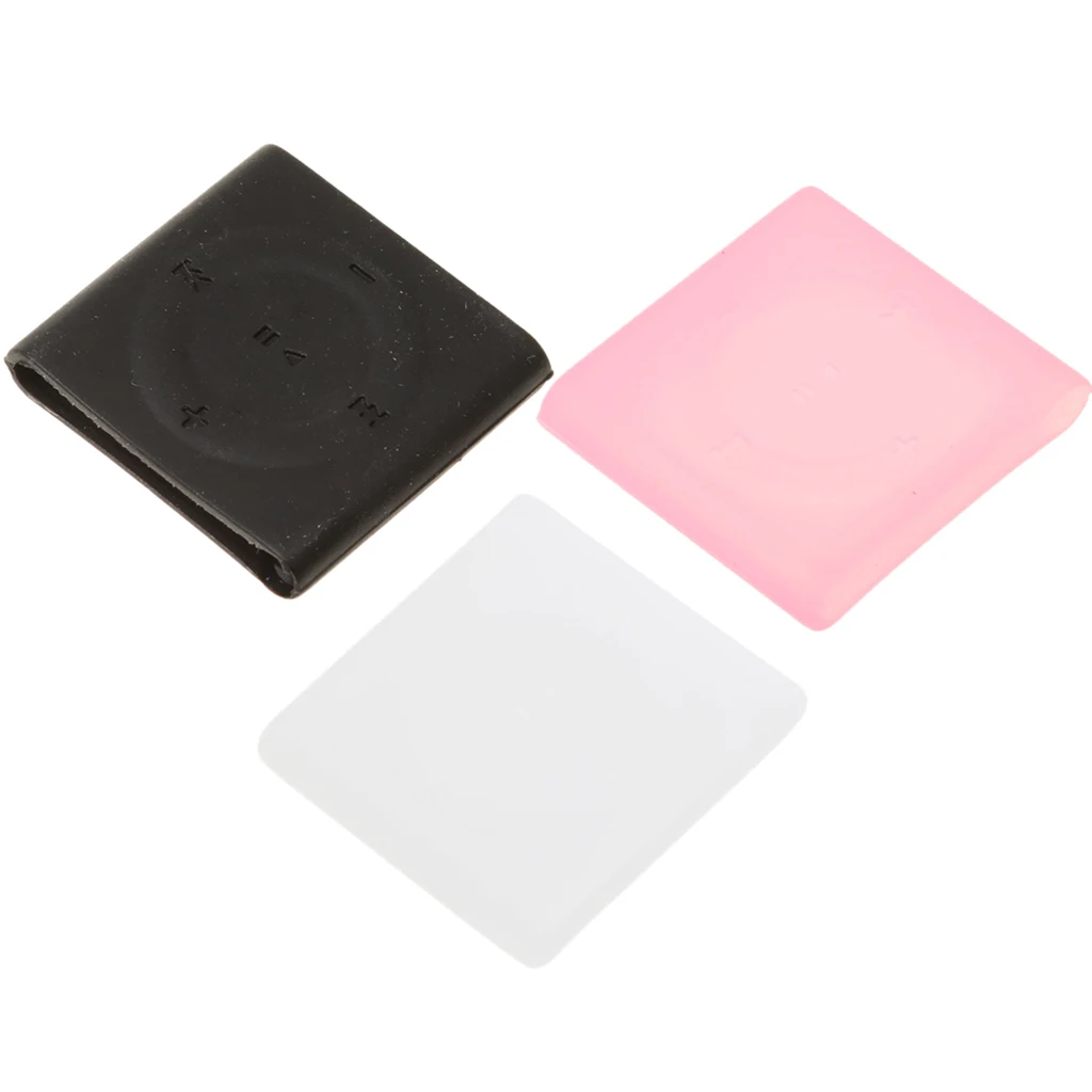 3 шт легкий в использовании Мягкий силиконовый чехол для iPod Mp3 Shuffle 6/7