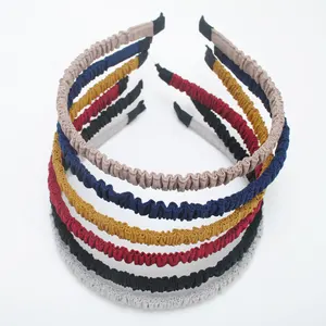 1 шт., однотонные ленты для волос, 10 мм