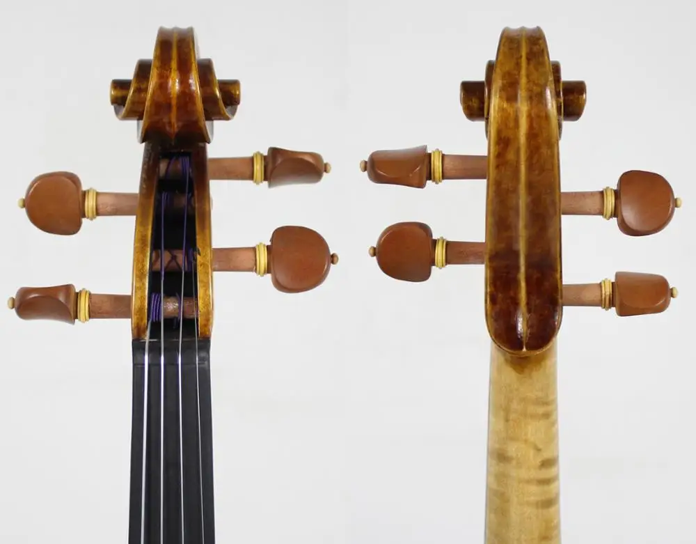Масляный антикварный лак Stradivari копия скрипки 4/4 мощный чистый тон! Чехол бант
