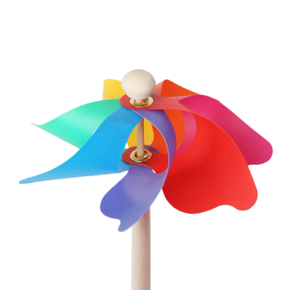 5 шт./компл. ветра счетчик Простые четыре Цвета штифт ветряной мельницы