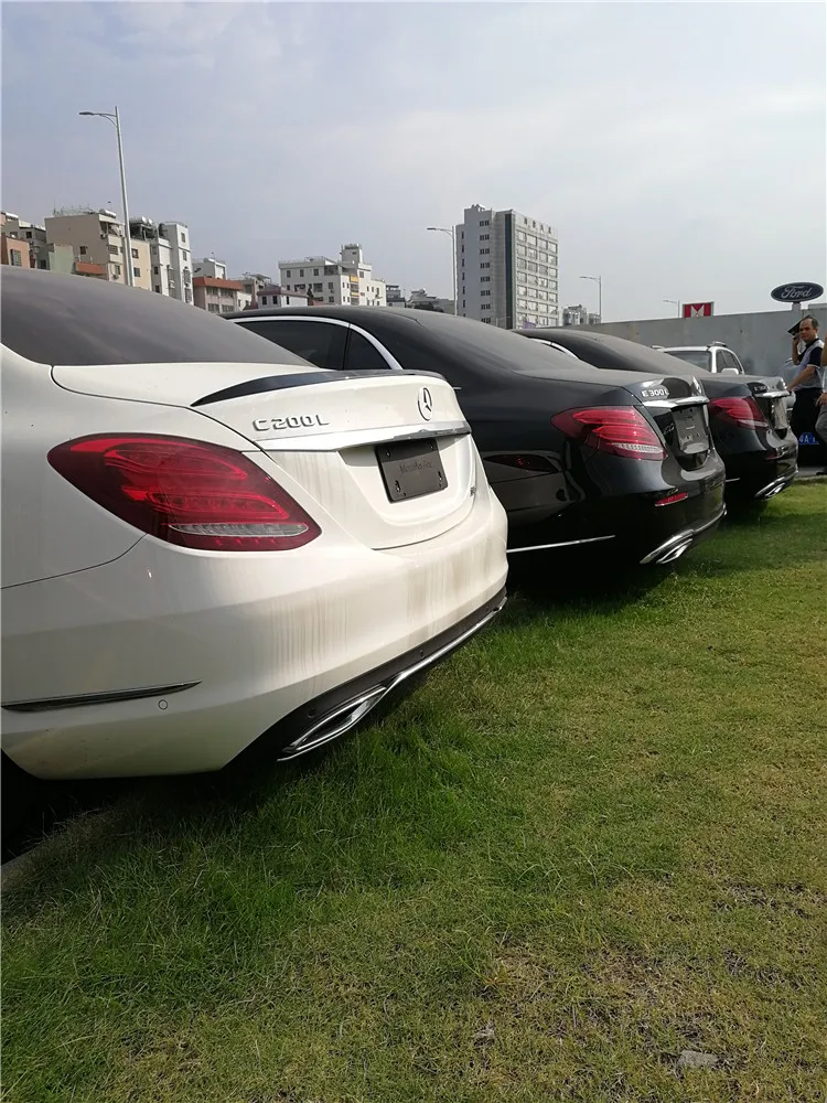 Спойлер для Benz W213 задний спойлер из АБС-материала E320L E260L E300L E63 2016 | Автомобили и