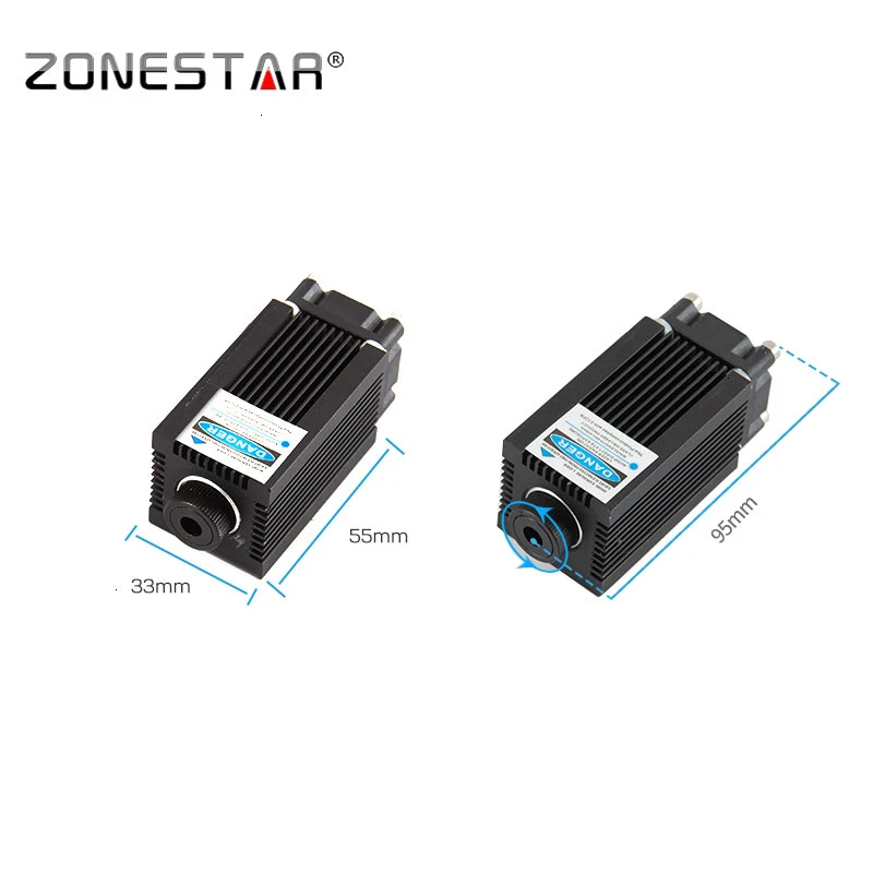Лазерный гравер ZONESTAR Upgrade DIY Kit Лидер продаж режущая маркировочная машина многофункциональное мощное Легкое крепление для 3d принтера DIY Kit
