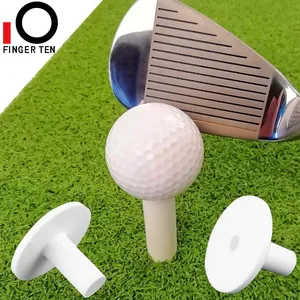 6 шт Ти для гольфа резиновая тренировочная площадка Практика Учебное пособие инструменты на открытом воздухе спортивные прочный держатель черный Golfer Прямая доставка