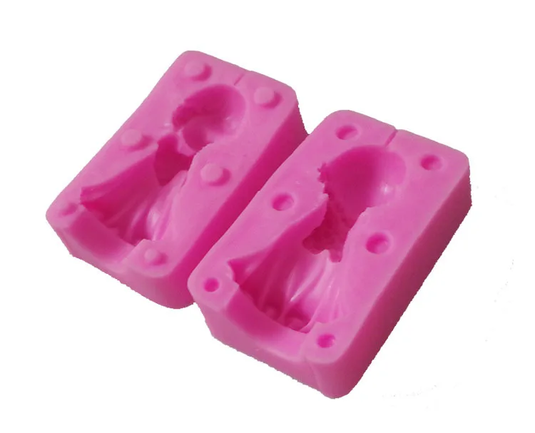 

1pc girl silicone cake mold fondant mold cake decorating tools cake mould chocolate gmpaste mould FTM1118