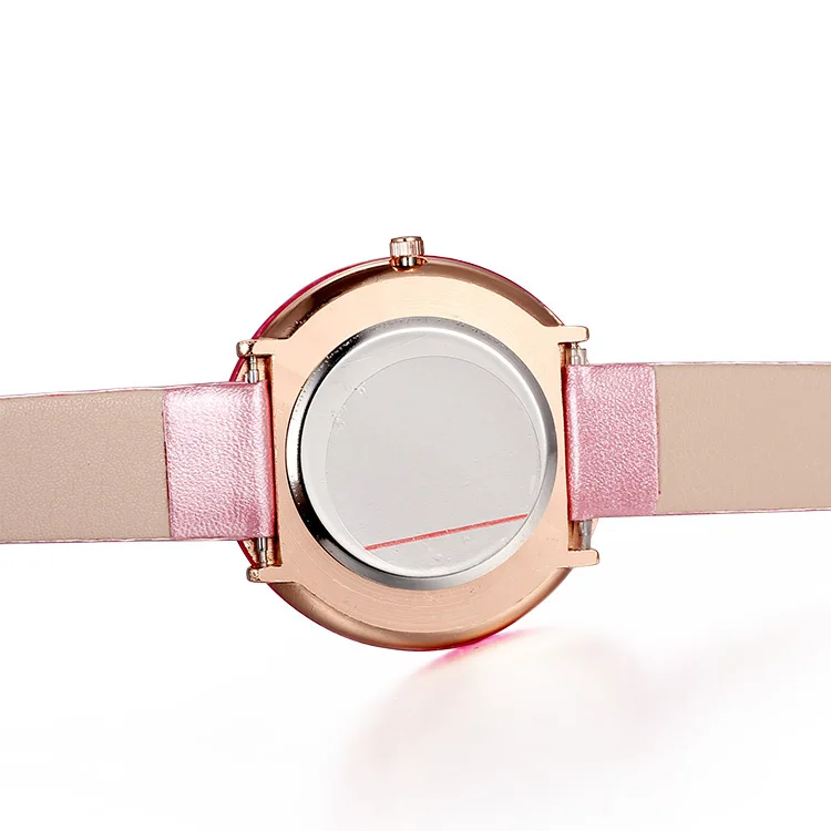

Fashion Watch Women SANEESI Brand Quartz PU Leather Straps Casual Watch Ladies Wristwatches