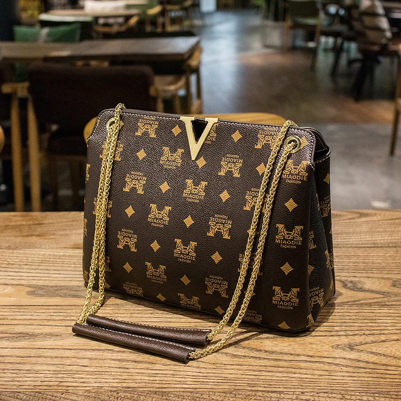 

High Quality New Fashion Retro Printed Shell Bag Versatile Shoulder Diagonal Bag Purses and Handbags Bags for Women Sac