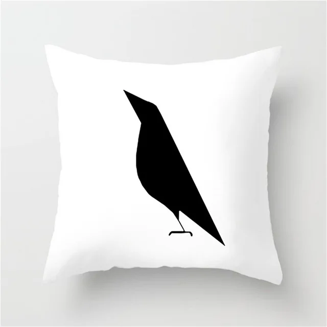 Черно-белая фотография олень панда лошадь украшение для дома автомобиль