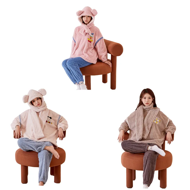 

Женская флисовая Пижама «Микки Маус», «Дональд Дак», «Тигр Китти»