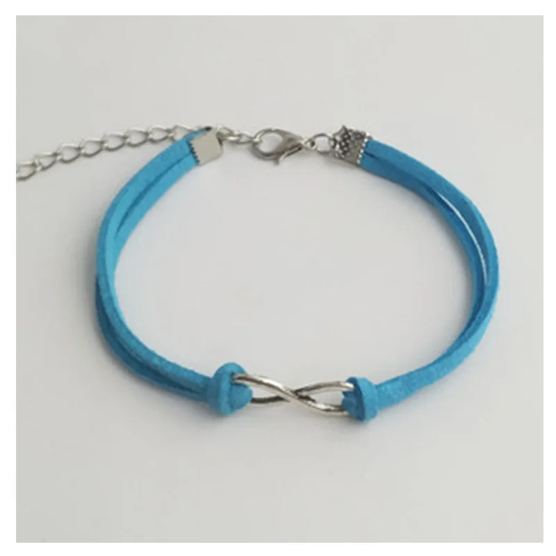 

Simple Infinity Number 8 Weave Bracelet for Women New Charm Wool Thread Handmade Bracelets Korean Fashion Trendy Jewelry Gifts