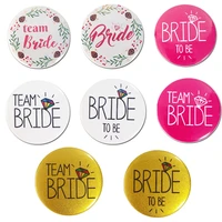 wedding party accessory team bride badge bride to be brooch bachelorette hen night party supplies
