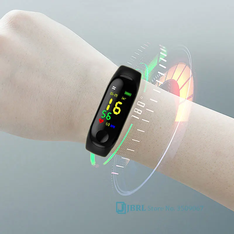Спортивный Браслет умные часы для детей детские девочек и мальчиков