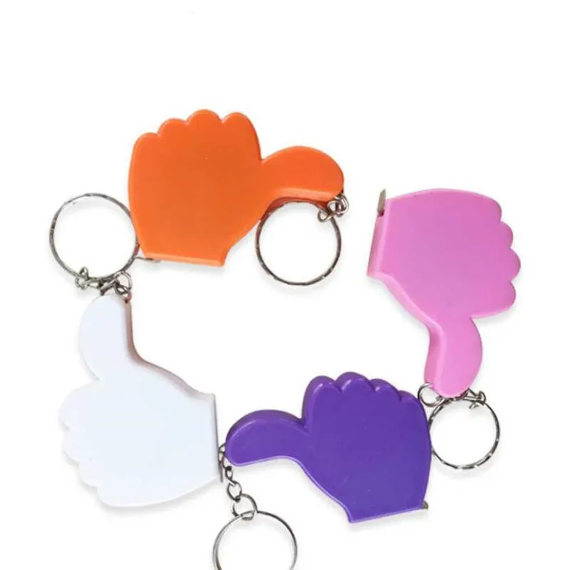 5 шт. 1 м выдвижная линейка лента измеряющая форму большого пальца милый дизайн