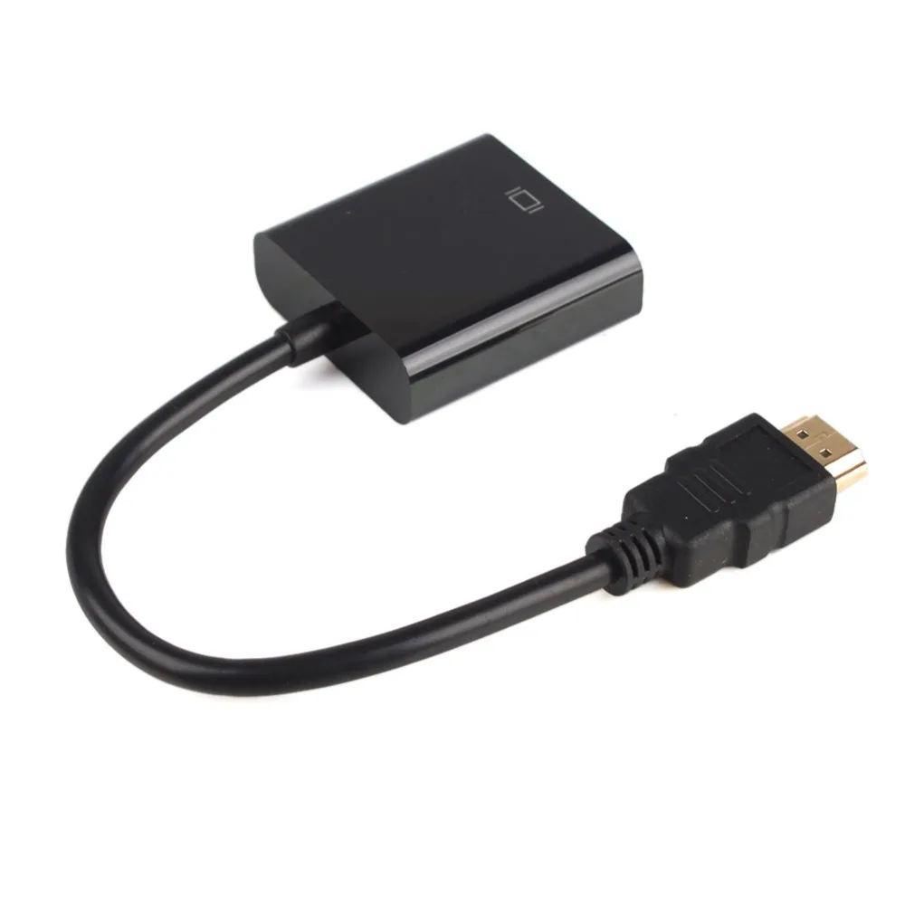 Адаптер HDMI совместимый с VGA кабель преобразователя цифрового сигнала в