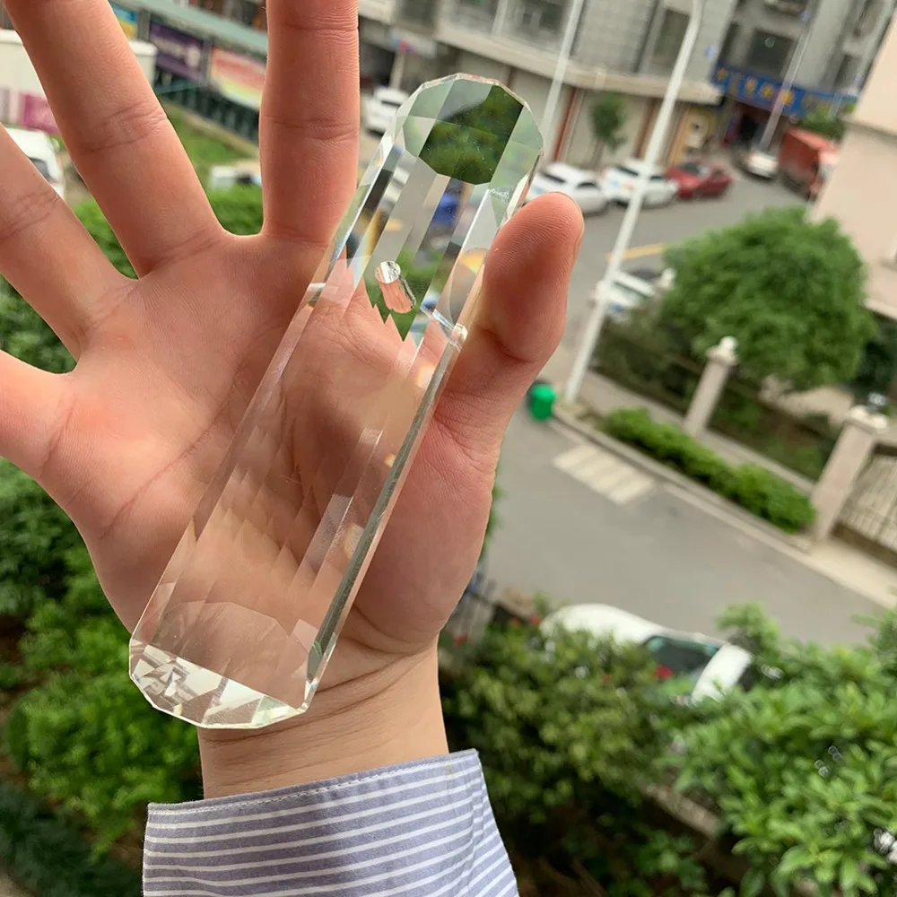 150 мм столб Suncatcher Хрустальная Призма граненая люстра часть радуги DIY ремесло