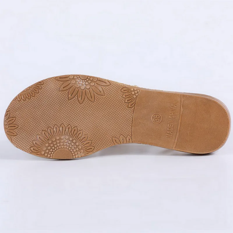 

Summer Rope Sandals Woman Shoes Lace Up Flat Sandals Raditional Casual Style Simple Creativity Fashion Sandals Summer Shoes