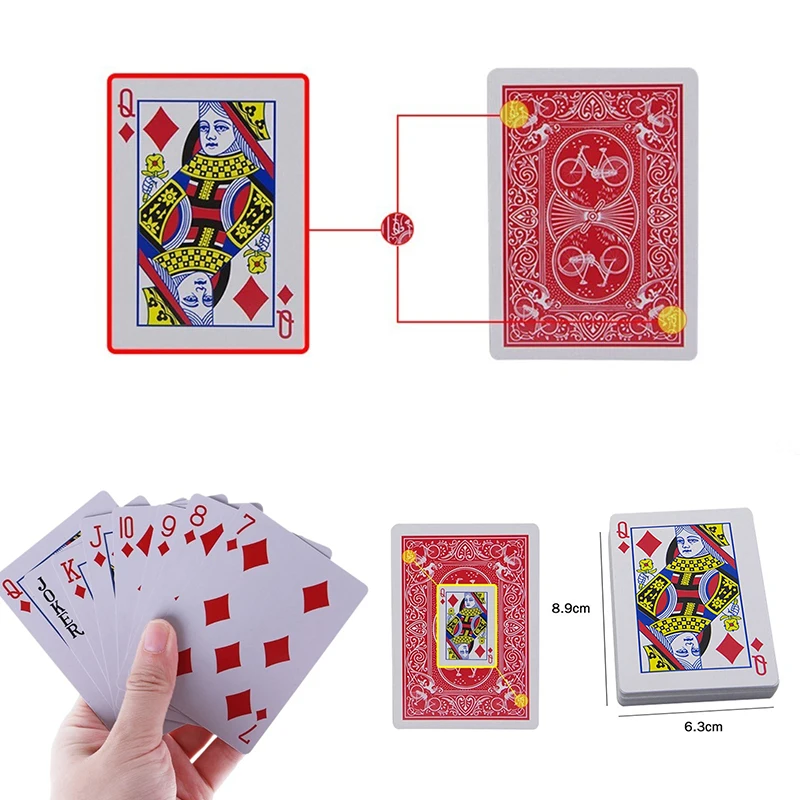 

Poker Cards Marked In Secret Magic Toys Unexpected Tricks Card Games Easy To Do Magic Trick New!