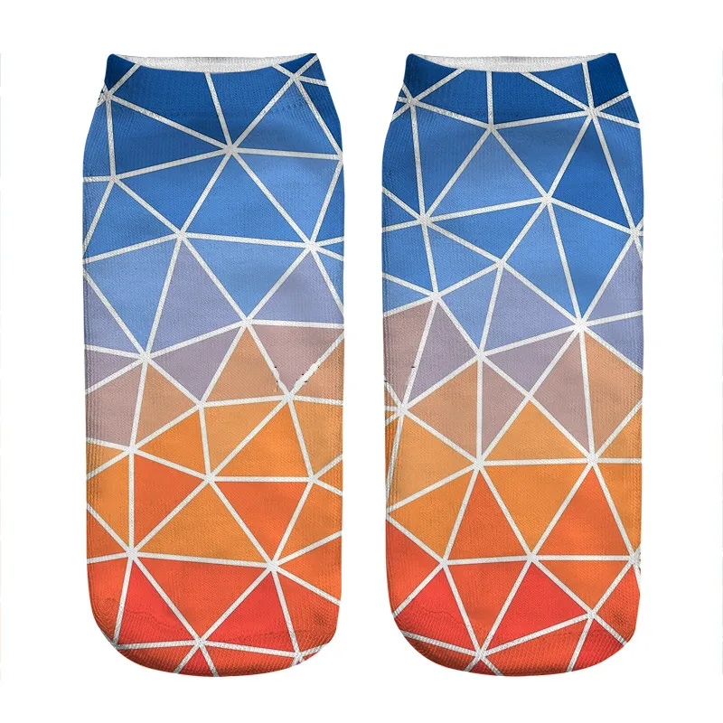 Женские носки кавайные летние с красочным принтом женские в стиле Харадзюку