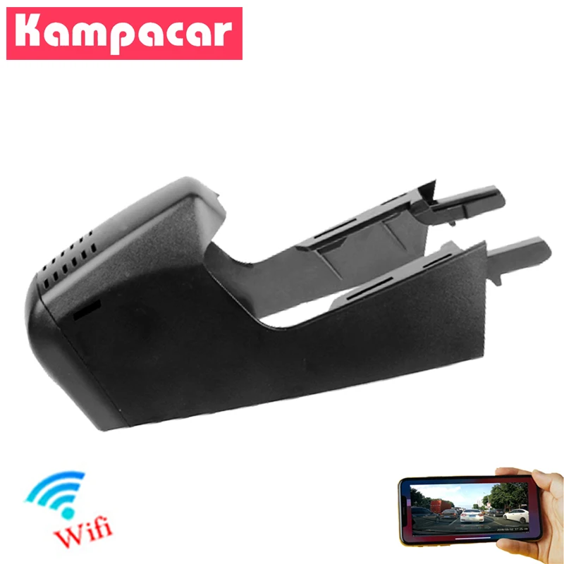 Kampacar Novatek 96658 автомобильный wifi DVR видеорегистратор камеры Авто видео рекордер для Volkswagen Touareg два объектива wifi Автомобильные видеорегистраторы