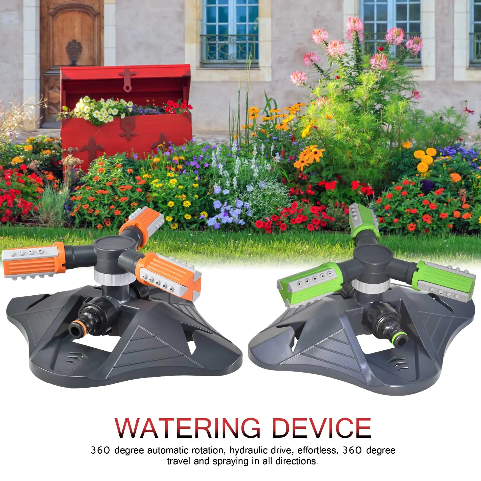 

Automatic Watering Sprinkler Gardening Irrigation Tool 360-degree Rotation Fog Nozzl Sprayer Watering Plants Garden Accessories
