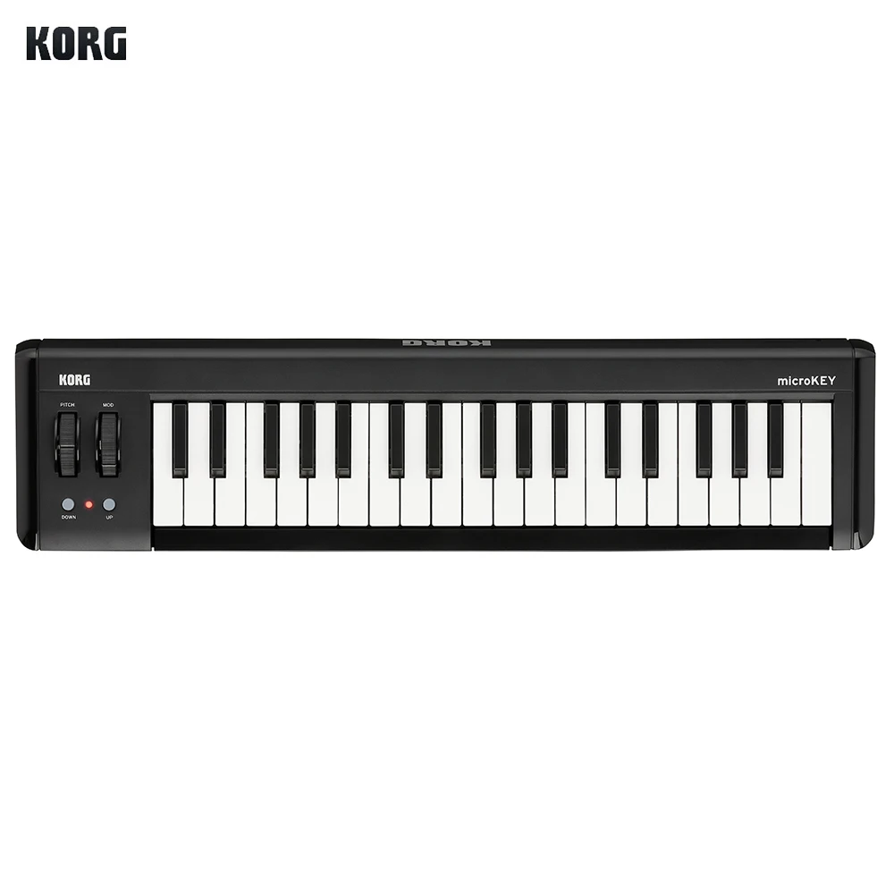 

KORG microKEY2-37 37-Key Compact USB MIDI Keyboard Controller USB Powered Compatible with iPhone iPad Mac Windows Computer