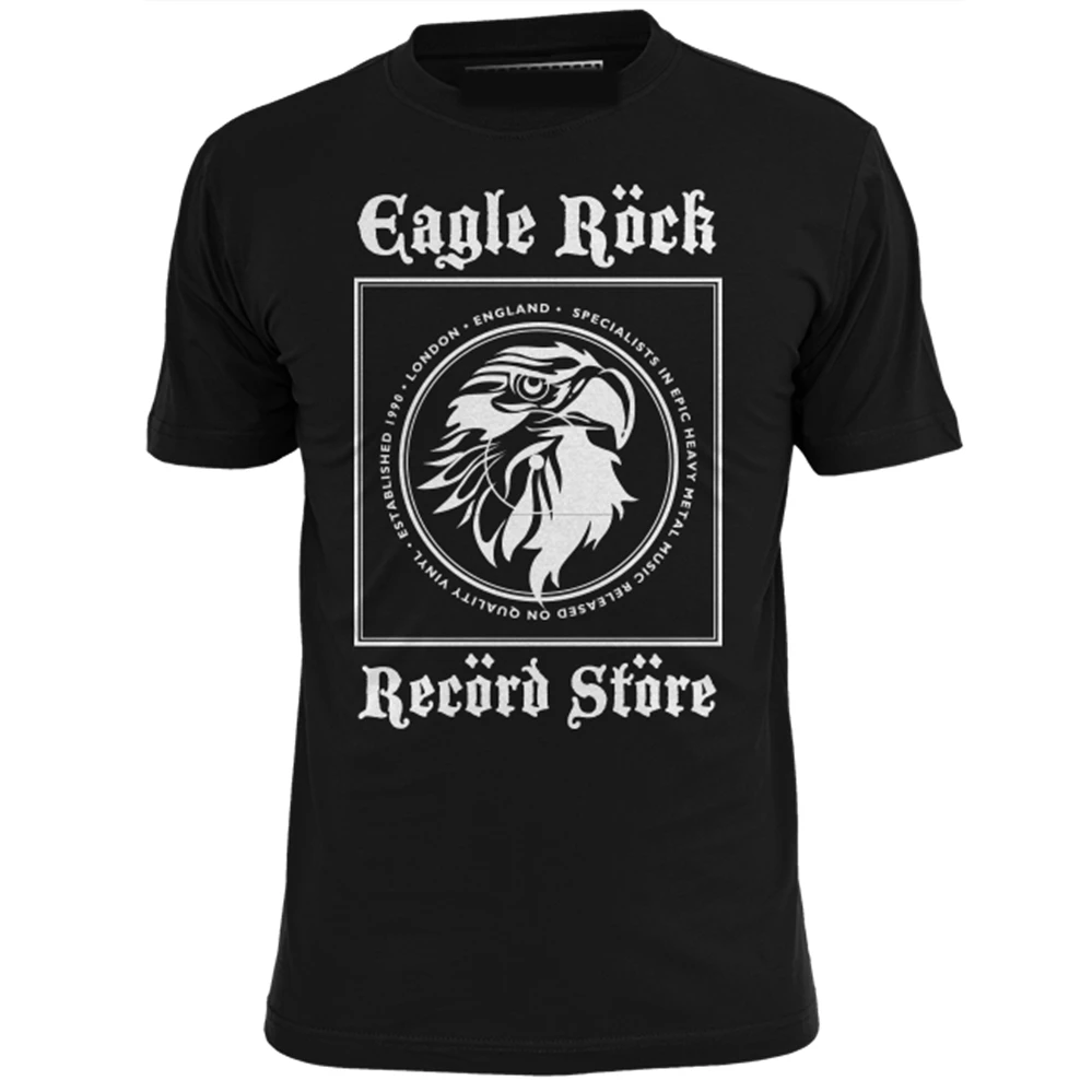Фото Орел рок магазин записи футболка для мужчин женщин камни Боуи говорящие головы