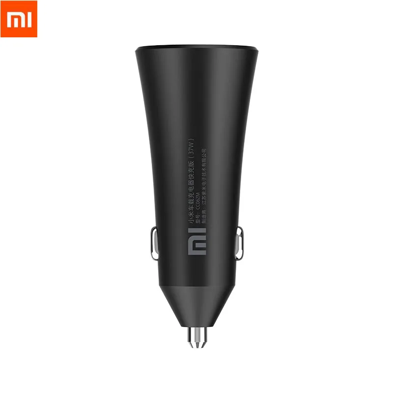 Автомобильное зарядное устройство Xiaomi Mi Max 37 Вт с двумя USB портами быстрая зарядка