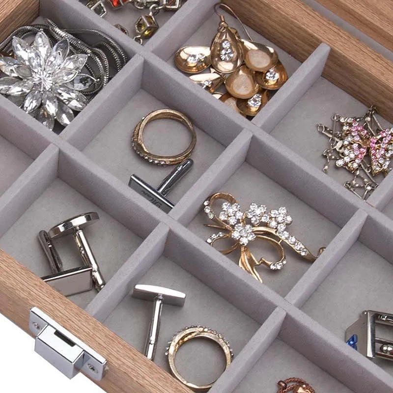 

12 Grid Jewelry Storage Box Counter Ring Necklace Jewelry Display Box Display Box Storage Box