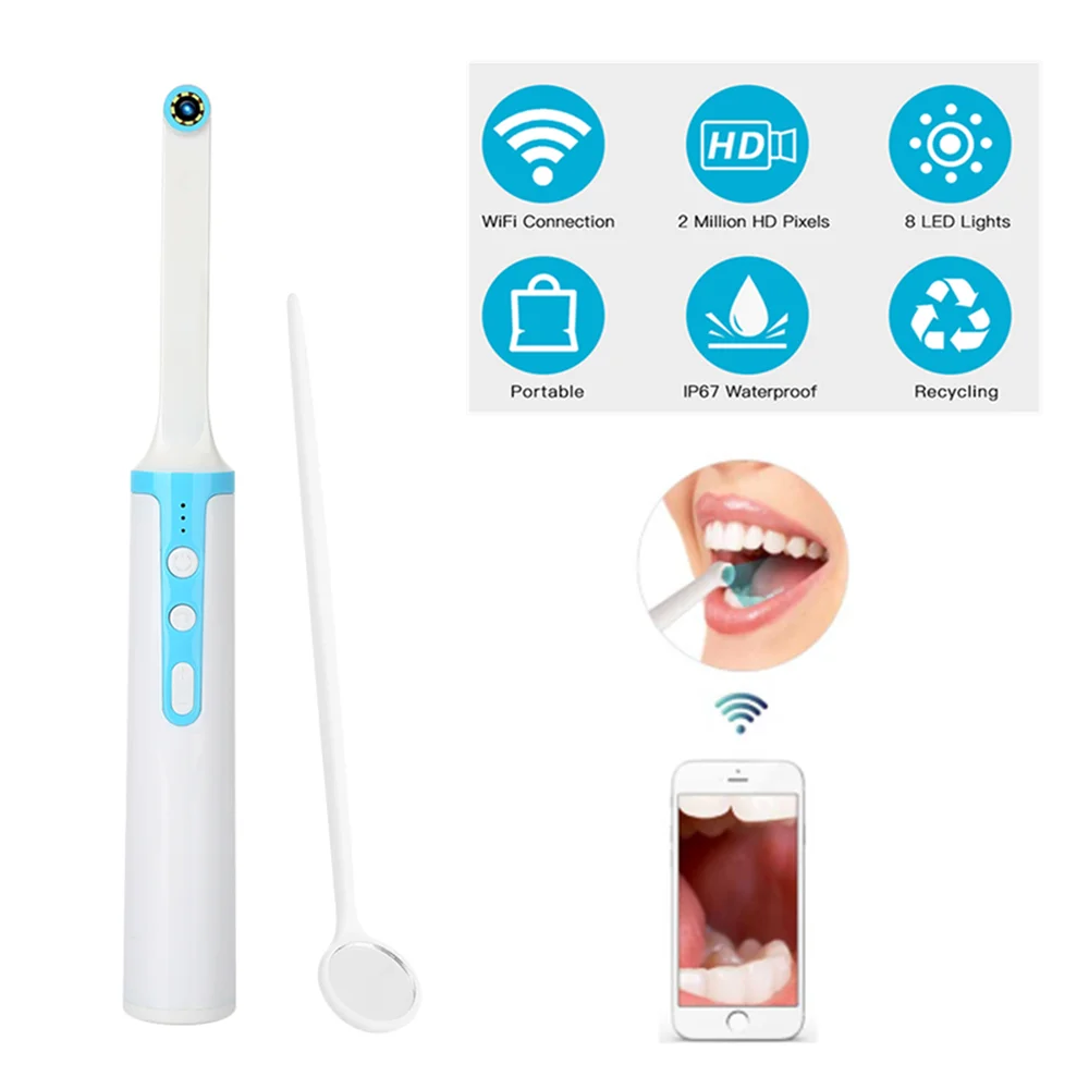 Беспроводной Wi Fi HD USB Intraoral Стоматологическая Интраоральная Камера Устройство