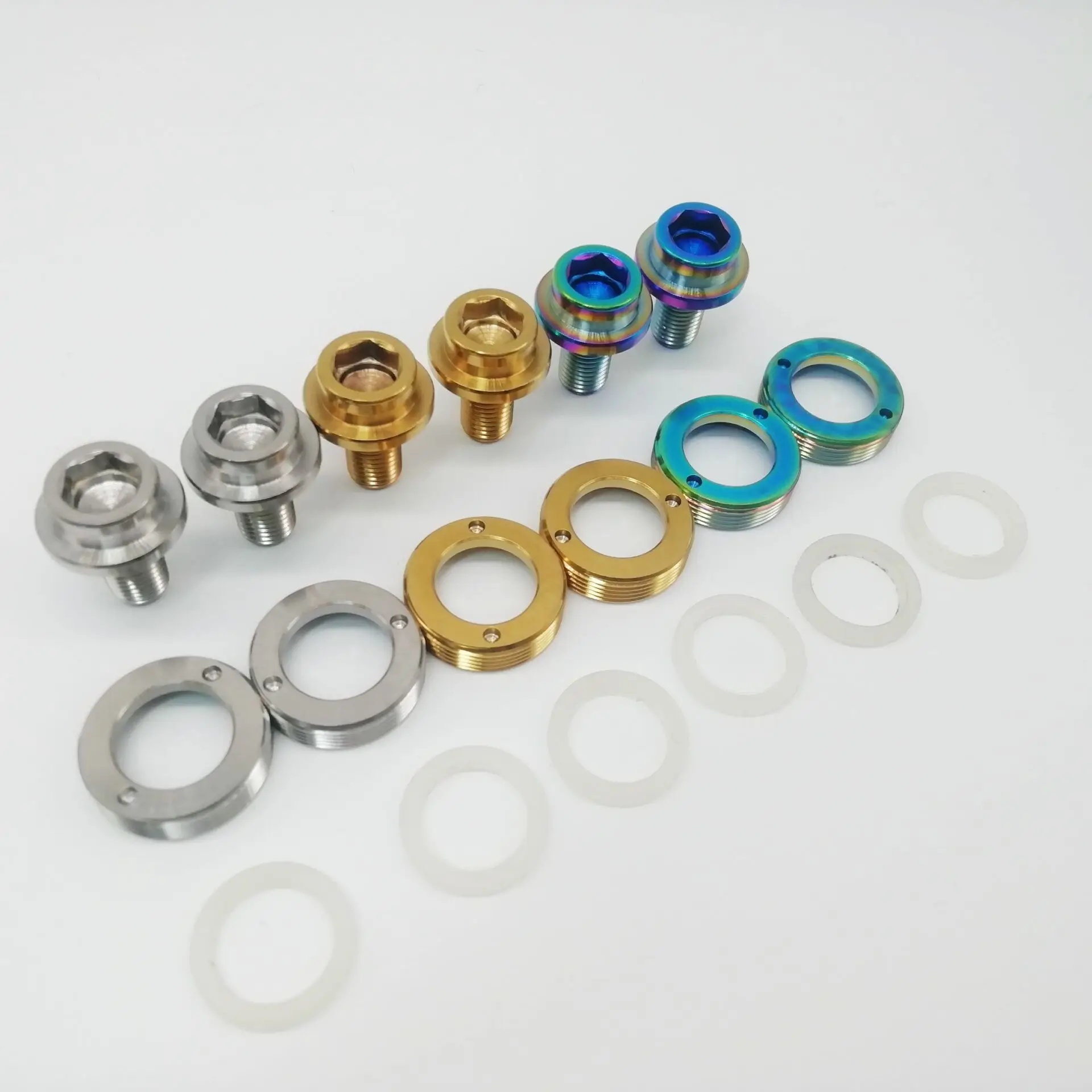 M8x15mm Титан Ti Винт велосипедный цепь рукоятка колеса болт экстрактор 1 пара/2 шт |