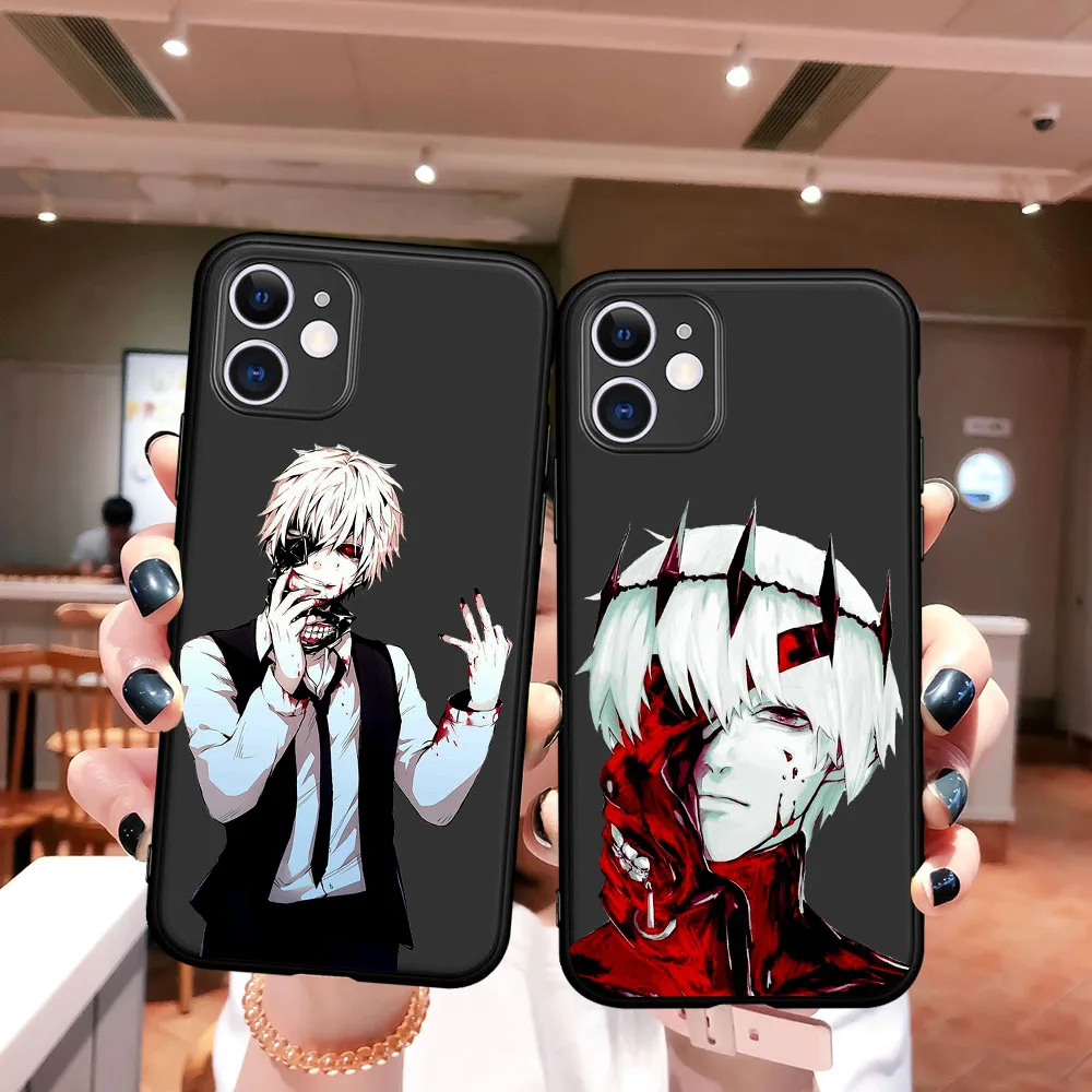 

2020 Trendy Anime Tokyo Ghoul Kaneki Ken Phone Case For iPhone 11 12 Pro Max 8 7 6 6S Plus XR X XS Max 5 5S SE 2020 Coque